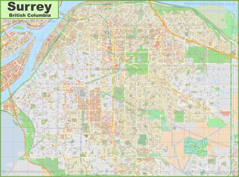 city of surrey maps.